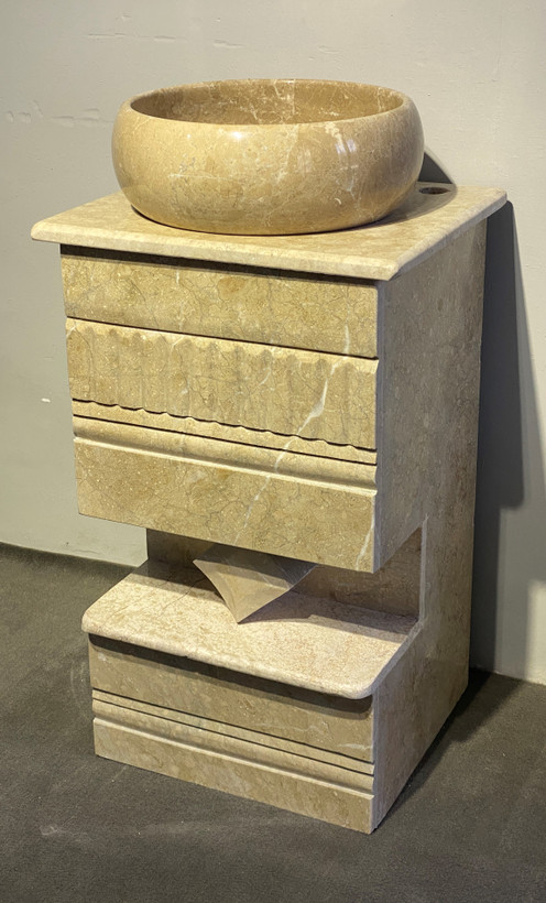 روشویی سنگی پایه دار