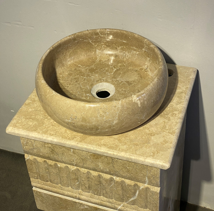 روشویی سنگی پایه دار