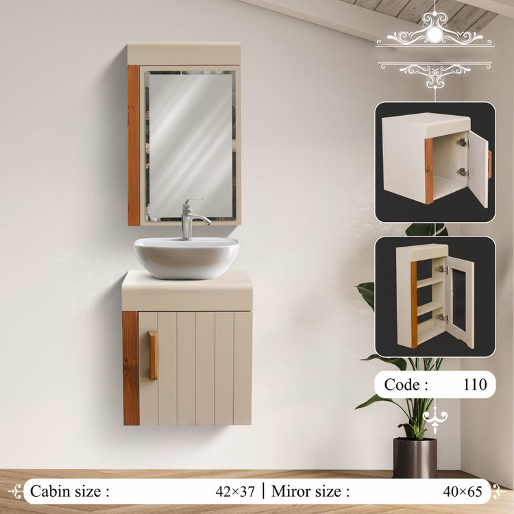فول ست روشویی کابینتی مدل لیندا